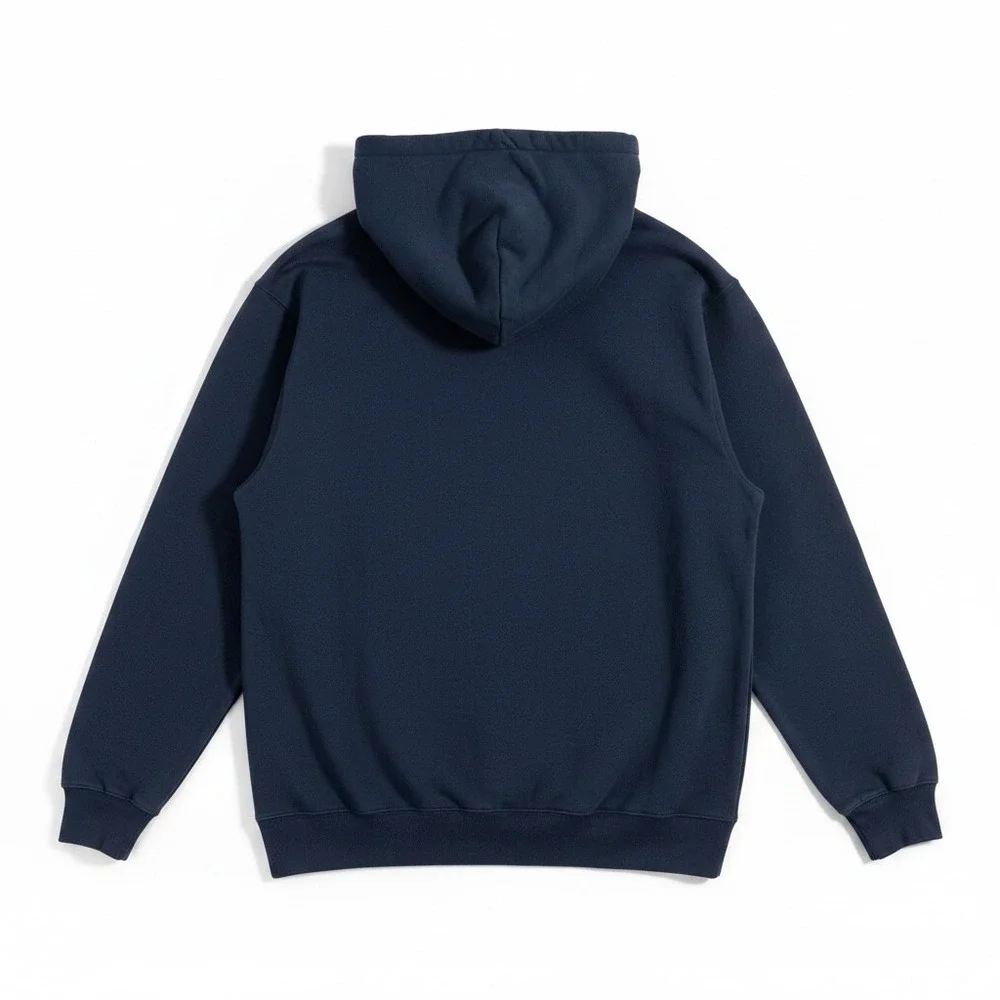 Levis Mens XXL Navy Blue Full Zip Hoodie Varsity Logo French Terry‎ Sweatshirt